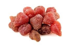 Aardbeien gedroogd