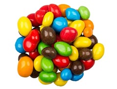 Choco pinda's gekleurd