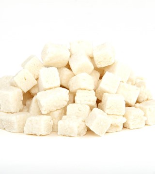 Kokosbrood snoepjes wit
