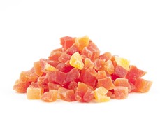 Papaya blokjes